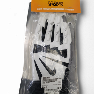 Used Nike NIKE GLOVES FB Gloves White 3X 11849-S000018984