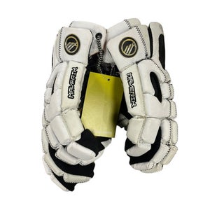 Used Maverik ROME Lacrosse Gloves Mens White 13" 11849-S000013691