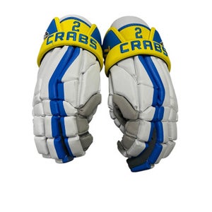 True NEW BALTIMORE CRABS Lacrosse Gloves Mens White 13" 11849-S000020668
