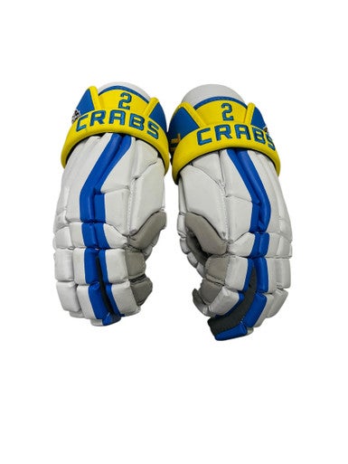 True NEW BALTIMORE CRABS Lacrosse Gloves Mens White 13" 11849-S000020668