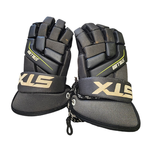 Used STX STALLION 200 SM Junior Lacrosse Gloves 11849-S000018109