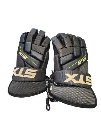 Used STX STALLION 200 SM Junior Lacrosse Gloves 11849-S000018109