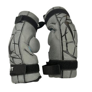 Used Nike VAPOR LT Lacrosse Arm Pads/Guards Grey MD 11849-S000014572