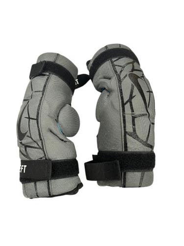 Used Nike VAPOR LT Lacrosse Arm Pads/Guards Grey MD 11849-S000014572