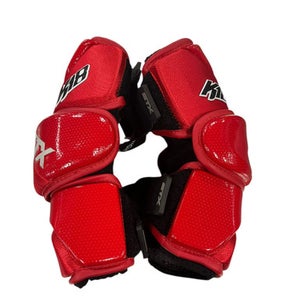Used STX K18 Lacrosse Arm Pads/Guards Red LG 11849-S000011108