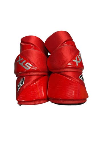 Used STX K18 Lacrosse Arm Pads/Guards Red LG 11849-S000011107