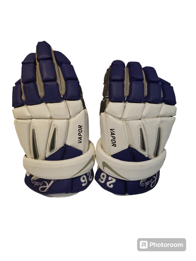 Used Nike VAPOR LG Men's Lacrosse Gloves 11849-S000013856