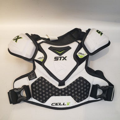 Used STX STX CELL 5 SM Lacrosse Shoulder Pads 11849-S000013858