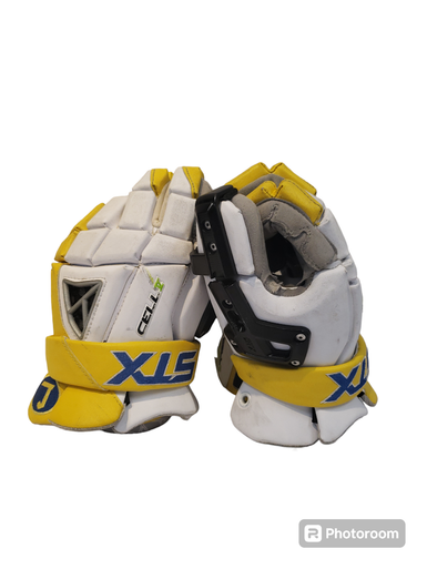 Used Stx Cell V Lg Men's Lacrosse Loyola Goalie Gloves 11849-s000013879