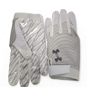 Used Under Armour BLUR FB Gloves White 2X 11849-S000023203