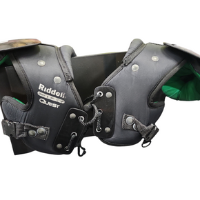 Used Riddell QUEST FB Shoulder Pads Black SM 11849-S000023650