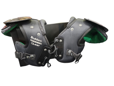 Used Riddell QUEST FB Shoulder Pads Black SM 11849-S000023650