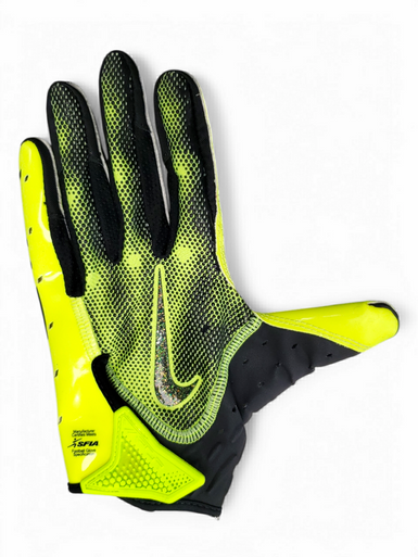Used Nike VAPOR JET FB Gloves Yellow SM 11849-S000024016