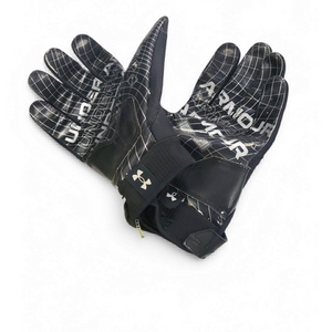 Used Under Armour COMBAT FB Gloves Black LG 11849-S000024033