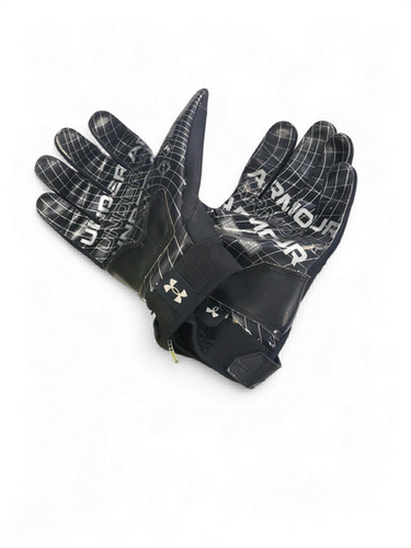 Used Under Armour COMBAT FB Gloves Black LG 11849-S000024033