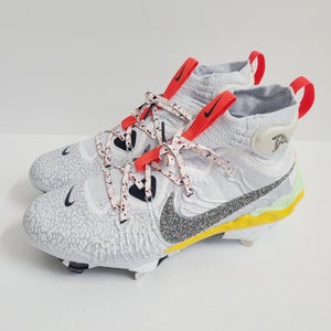 Nike Alpha Huarache NXT PE Tim Anderson Baseball Bleats HF5576-001 Size 8 Gray