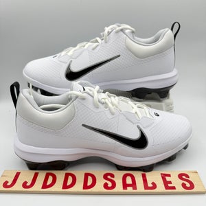 Nike Force Trout 9 Pro MCS Baseball Cleats White Silver FZ0915-102 Men’s Sz 10  New