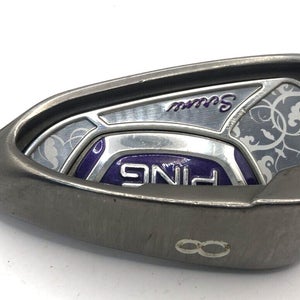 Womens Ping Serene 8 Iron Red Dot Ladies Flex Lite Graphite Shaft *Nice*