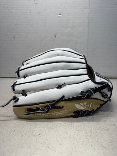 New Steelo Pro Hyde 12” RH Throw Baseball Glove - Tan/White/Black 11835-S000192324