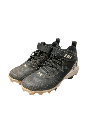 Used Under Armour BB BH CLEAT BB/SB Cleats Black Junior 05.5 11834-S000033110
