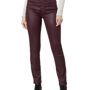 AG Adriano Goldschmied Mari Jeans Womens 26 Mahogany Pockets Straight Leg PLW273