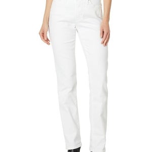 Levi's 314 Shaping Jeans Women 34x32 White Denim Stretch Straight Zip Fly PLW177
