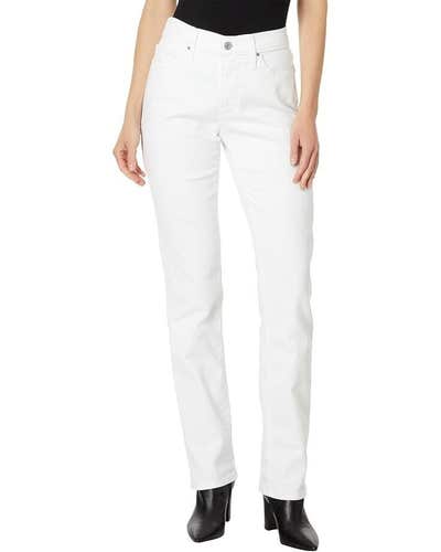 Levi's 314 Shaping Jeans Women 34x32 White Denim Stretch Straight Zip Fly PLW177