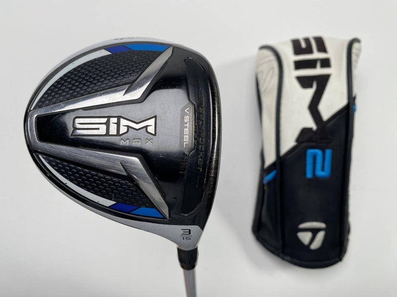 TaylorMade SIM MAX 3 Fairway Wood 15* Aldila NV Blue 45g Ladies RH HC