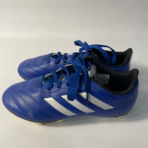 Used Adidas SOCCER CLEAT ADIDAS BLUE SIZE 3 Junior 03 Cleat Soccer Outdoor Cleats 11834-S000010123
