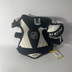 Used CCM CCM NHL WHT SHOULDERPADS MD Hockey Shoulder Pads 11834-S000012012