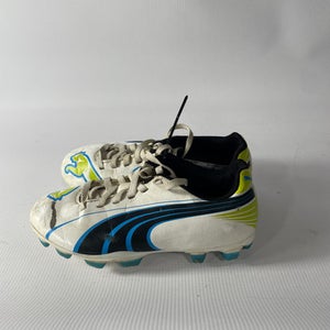 Used Puma PUMA SOCCER CLEAT WHT SZ Y6 Youth 06.0 Cleat Soccer Outdoor Cleats 11834-S000010707