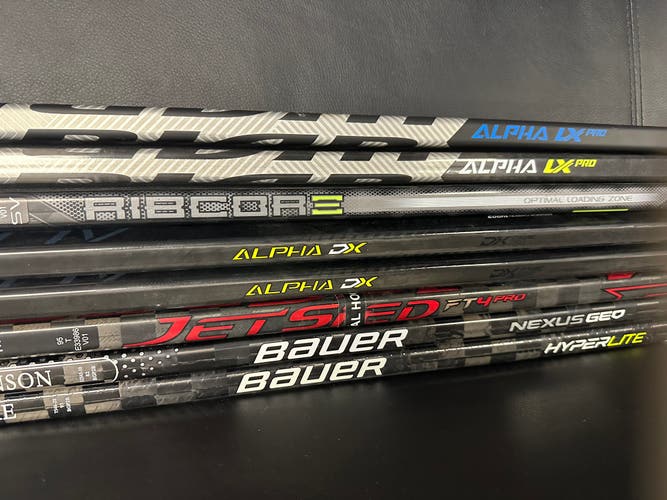 CCM, Warrior, Bauer ALL Left Hand Pro Stock (New And Game Used )