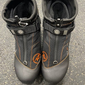 Used Rossignol Womens Nnn Xc Ski Boots Black W 07-07.5 Jr 05.5-06 11337-s000450754