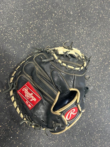 Used Rawlings Gg Elite Bb Sb Catchers Rh Throw Black 32 1 2" 11337-s000452575