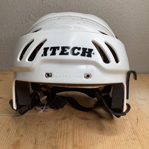 White Small Itech Helmet (Used) 6 3/8- 6 7/8