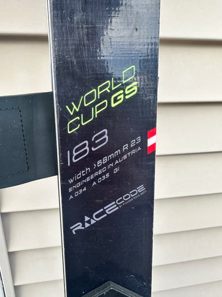 FISCHER GS Skis 183cm 23m radius with Z16 bindings | SidelineSwap