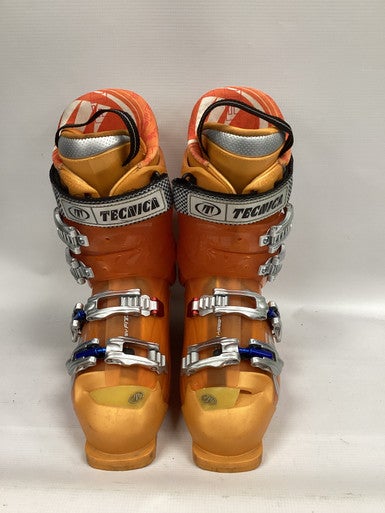Used Tecnica Diablo Magnesium Mens Dh Ski Boot Orange 255 Mp - M07.5 - W08.5 11851-s000027393