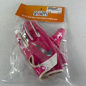 Used Nike YM PINK RB GLOVES MD Football Gloves 11834-S000020708