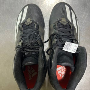 Used Adidas Quickframe Adult Fb Cleats Black Senior 12 11605-s000188115