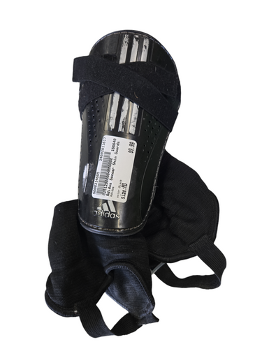 Used Adidas Soccer Shin Guards Adult Black MD 11617-S000314665