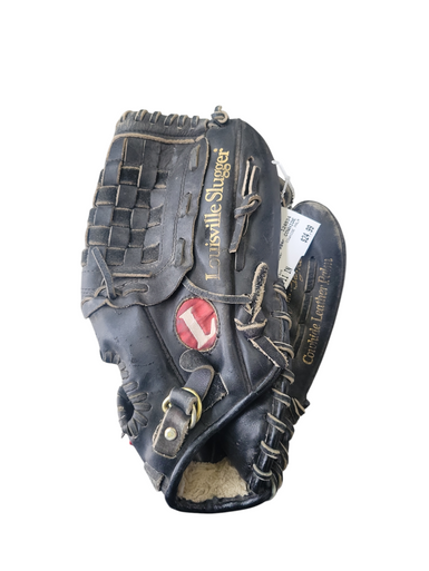 Used Louisville Slugger COWHIDE PALM BB/SB Glove RH Throw Black 11" 11708-S000175524