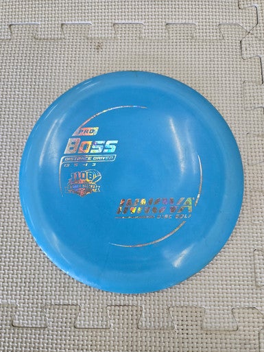 Used Innova PRO BOSS Disc Golf Driver Royal Blue 11617-S000314240