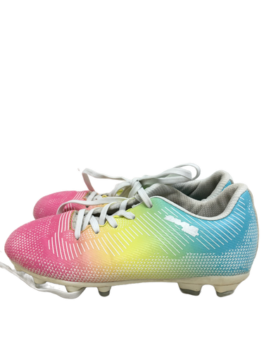 Used Brava Junior 2 Pink Yel Blue Soccer Cleats 11692-s000127241
