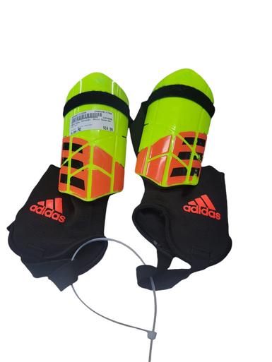 Used Adidas Soccer Shin Guards Junior Optic Yellow MD 11708-S000171559