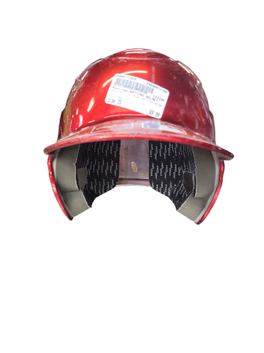 Used Rawlings BATTING HELMET Batting Helmet No Mask Red One Size 11708-S000171029
