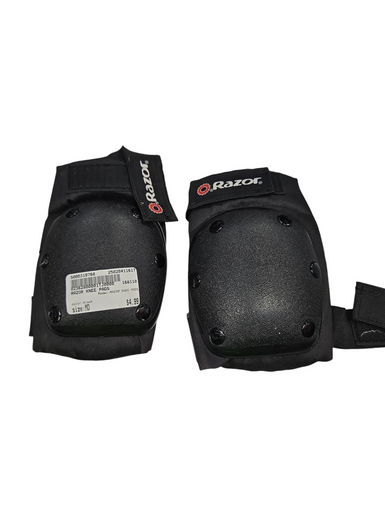 Used RAZOR KNEE PADS Inline Kneepads Black MD 11617-S000319768