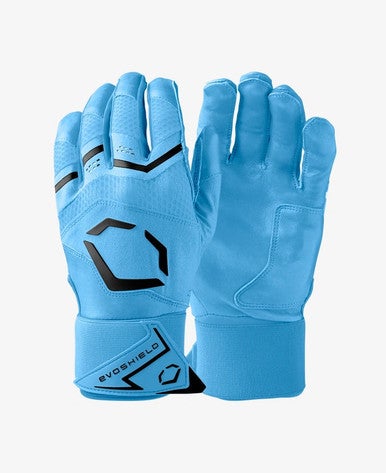 New EvoShield Carbyne Victory Blue Adult SM Batting Gloves w/ Strap 11692-ESHWB5746508S