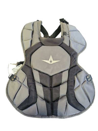 Used All-Star CP ADULT Catchers Chest Protector Grey Adult 11708-S000172190