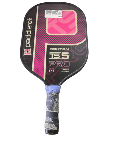 Used PADDLETEK BANTAM TS-5 PRO PADDLE Pickleball Racquet None 11617-S000321008