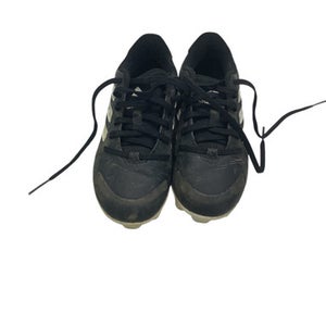 Used Adidas 3 BLACK STRIPE BB CLEATS BB/SB Cleats Black Junior 01 11347-S000243009